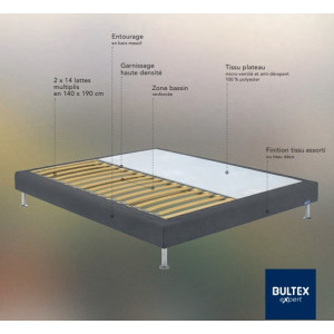 sommier bultex medio 3 zones