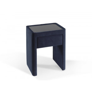 Table de chevet Stearns & Foster dark blue