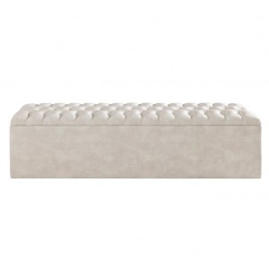 Banc de lit coffre Stearns & Foster ivory