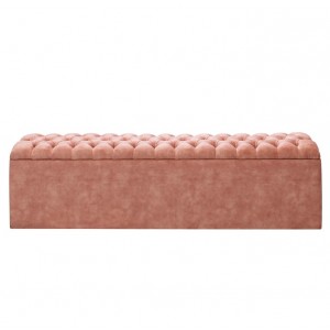 Banc de lit coffre Stearns & Foster peach blossom