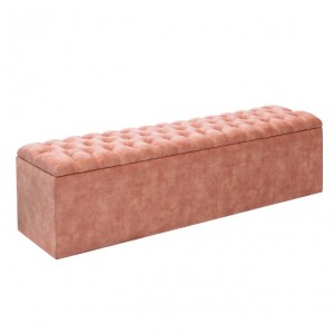 Banc de lit coffre Stearns & Foster peach blossom