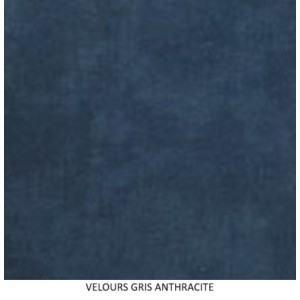 velours gris anthracite
