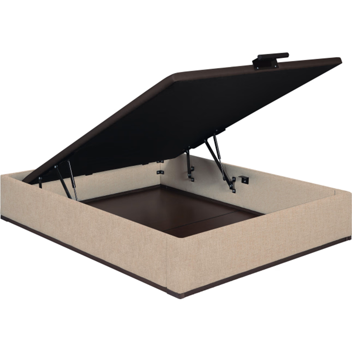 sommier coffre Elite chenillé grège