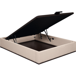 sommier coffre Elite chenillé lin