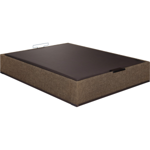 sommier coffre Elite tramé marron