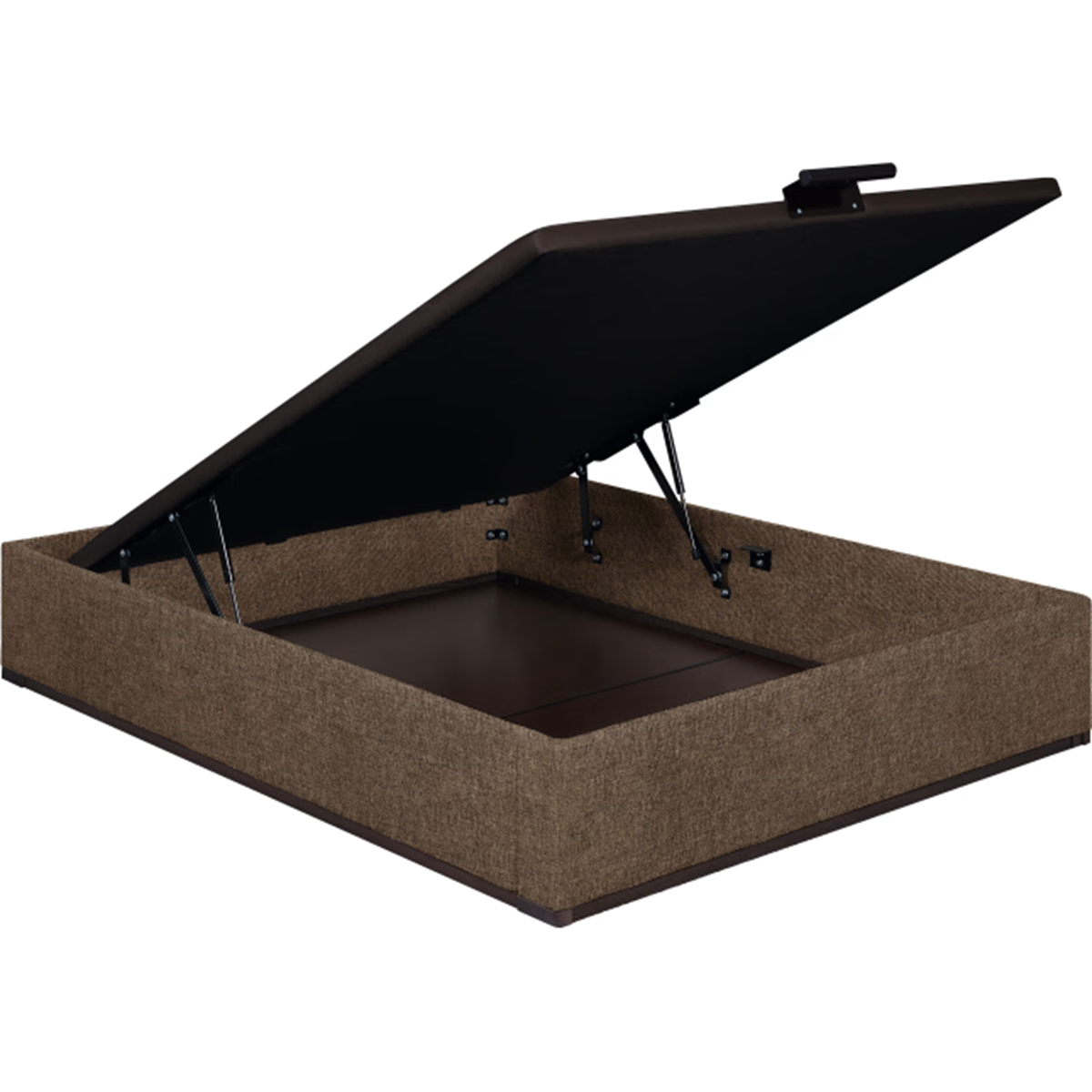 sommier coffre Elite tramé marron