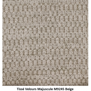 coloris tissé velours majuscule M9245 beige