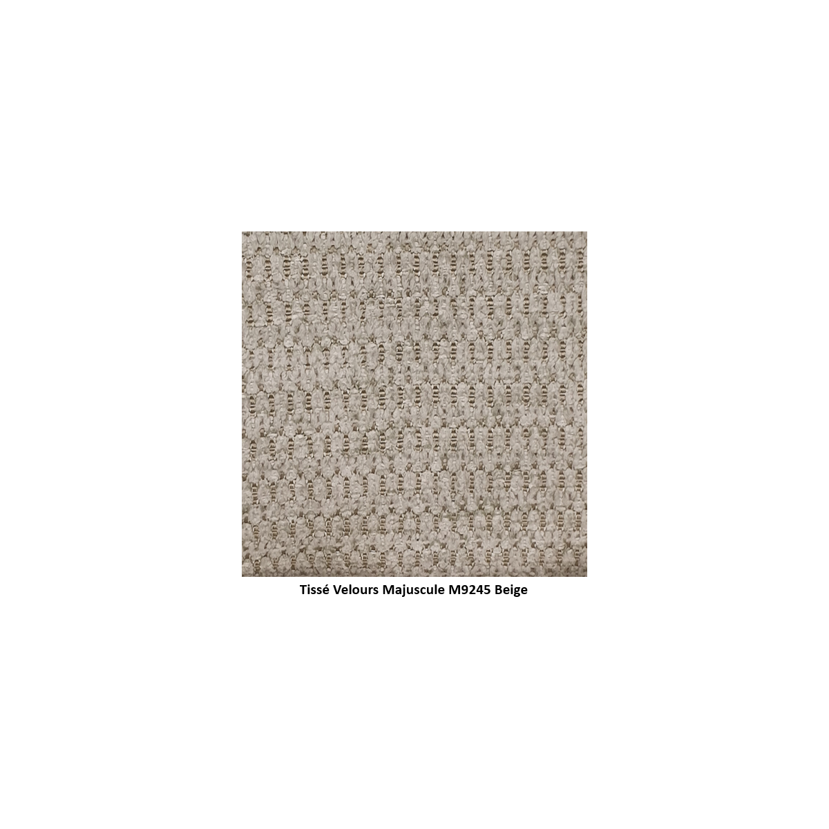 coloris tissé velours majuscule M9245 beige