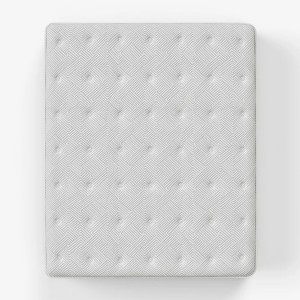 vue de dessus matelas simmons beautyrest resort tropic