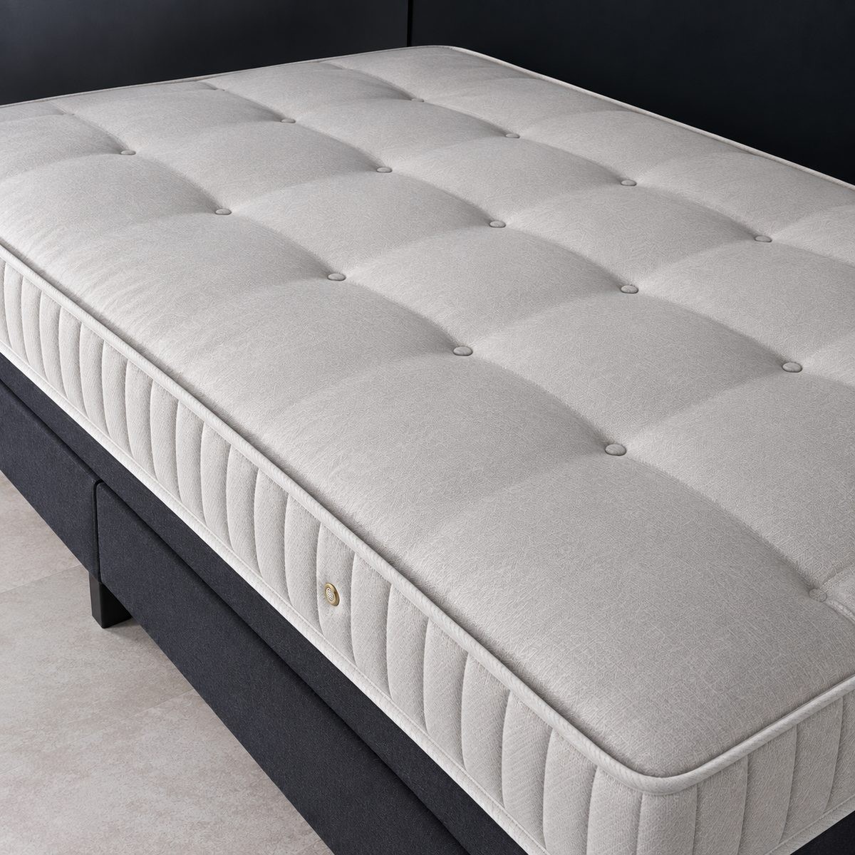 Matelas Simmons Kangourou Capitonné coutil blanc